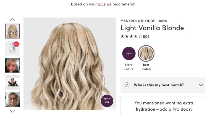 What hair colour suits me quiz online